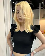 カット+ハイトーンケアブリーチ+オンカラー+最高峰トリートメント