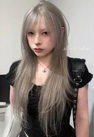 🌝1日3名様まで🌝カット+ブリーチ+保湿トリートメント+コテ巻き付き#ハイトーン#ブリーチ#韓国ヘア