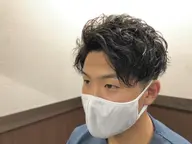 メンズカット+レギュラーパーマ