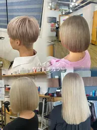 💖ダブルカラー+ブロー(ブリーチ込)ダメージは最低限!艶々な仕上がり💭💖