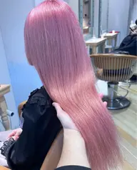 ブリーチリタッチ＋ワンカラー＋1stepトリートメント︎︎+超音波アイロン付き🕊‪𓂃 𓈒🎀(補足説明必読‼️)