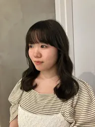 当日予約◎ワンカラー　赤み消しカラー/暗髪/オリーブカラー/etc.