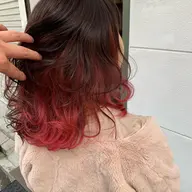 インナーカラー【ダブル施術】〔イルミナ、アディクシーアドミオ使用」