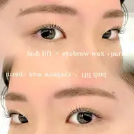 🤍上まつ毛パーマ＋眉毛パーマwax込み🤍