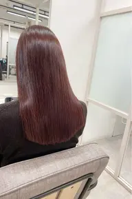 似合わせカット＋艶カラー＋髪質改善アルカリ酸熱トリートメント＋マイクロバブル🌿