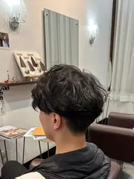 カット➕波巻きスパイラルパーマ