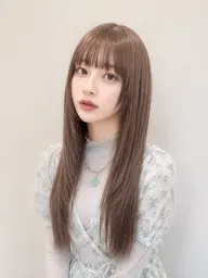 👑最高級ケア👑カット+ブリーチ履歴OK酸性ストレート+X トリートメント