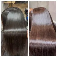 カット、synergy hearts美髪矯正＆トリートメント