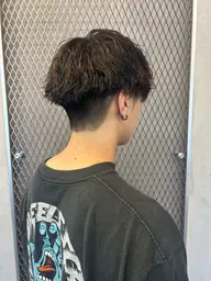 【メンズ人気No.1】パーマ+カット+クイックトリートメント🫧 スタイリング込み