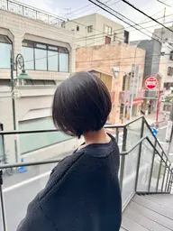 【🌿自然に染まる白髪除去🌿】カット+白髪染め+美髪トリートメント