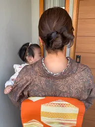 訪問着👘着付け