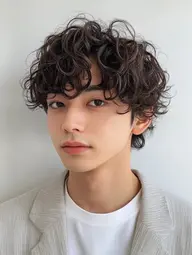 メンズカット✄➕波巻きパーマ🌀