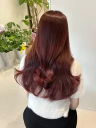 【✨️ふわっと垢抜けたい日に✨️】透明感カラー➕うるツヤケア➕超音波アイロン付