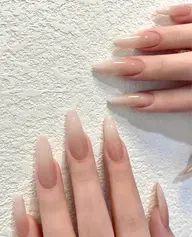 ［チップ長さだし］シンプルネイル　ワンカラー