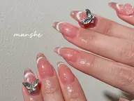 【hand】マグネットフレンチネイル10本💕