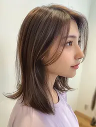 【脱ホームカラー‼︎】根本の白髪染め(リタッチ)