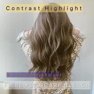 ☀️外国人風ハイライト☀️イルミナカラーorアディクシーカラー+ベーストリートメント