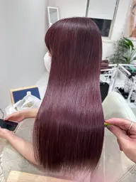 【minimo限定メニュー🌈】❤️ カット＋カラー＋髪質改善BAYKRTETR🍓高彩度、白髪ぼかしカラー+1100）
