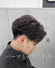 🔥⚡️メンズコース⚡️🔥メンズカット+似合わせパーマ+透明感カラー+眉カット