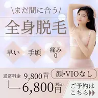 全身脱毛(お顔・VIOなし)