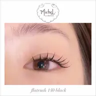 🖤wフラットラッシュ120本(60束)🖤美容液コーティング付き🫧＋¥700でブラウンカラー変更可🩰