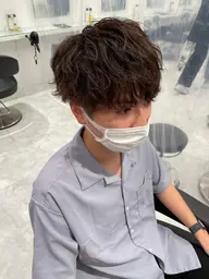 🫐🫧絶対カッコよくなる🫧🫐メンズカット＋パーマ