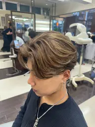 メンズカット+ニュアンスパーマ