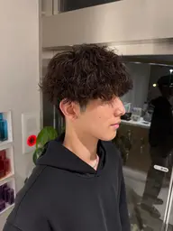 《メンズ限定》メンズカット✂️➕スパイラルパーマ🌀➕スタイリング