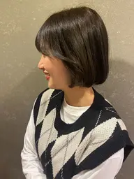 ぷつっとボブカット➕ドライスパ