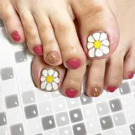 🧡全員🧡フットネイル親指アートコース✨(親指以外2色まで可能❗️)