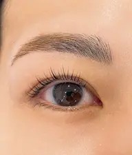 まつげパーマ上のみ/選べる仕上げトリートメントコーティング付×アイブロウスタイリング/WAX脱毛１回/仕上げメイク付