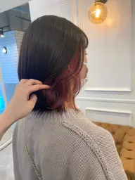 イヤリングカラー(ブリーチ込み)🦋+カラーカット+コタtr