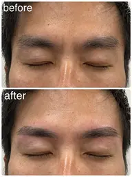 眉毛スタイリング