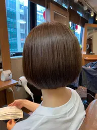 艶感UPオーガニックカラーリタッチ(ヴィラロドラ、おしゃれ染可、白髪染可)+marbb+シャンプーブロー メンズOK