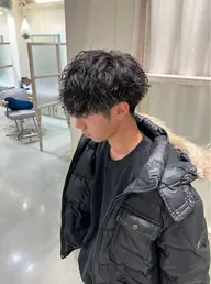 【メンズ限定】カット＋トレンドパーマ🌀（波巻き、ツイスパ可能）
