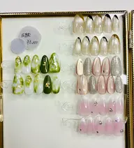 【初回オフ無料】♡定額デザイン2♡ シンプルすぎず、ほどよく華やかさをプラスしたい方におすすめ✨