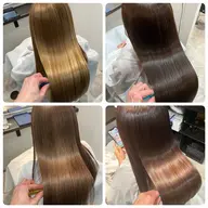 🟥初回以降🟡細胞復元トリートメント&艶カラー&カット&シリコン除去クレンジングシャンプー&スタイリング✨