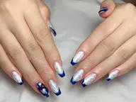 💖💖★ガーリー★6本フレンチ+4本当店定額デザイン ¥7480円