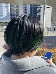 【色気溢れる艶髪に】カット＋ケアカラー(白髪染め可)＋TOKIO超音波TR