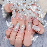 【チップ長さ出し】持ち込みデザイン(ゴテゴテデザイン10本ok!)15980