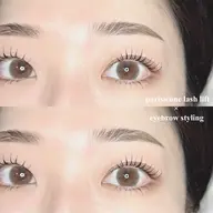 パリジェンヌラッシュリフト×美眉スタイリング(wax脱毛込)/ラッシュリフト変更🉑