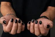 メンズネイル　ワンカラー