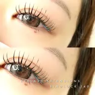 【minimo/平日限定】持続力抜群バインドロック140-160束💙濃さと持続力重視のまつげに