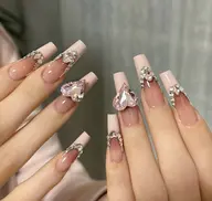 【デザインNO.1】＜チップ出し＞持ち込みデザイ+つけ放題限定12990円