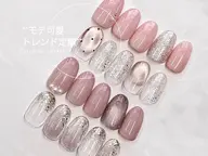 ハンド🐻‍❄️モテ可愛トレンド定額アートドライケアオフ込み🐻‍❄️