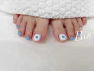 🦶フットネイル🦶親指2本シンプル持ち込みデザイン👉初回オフ無料