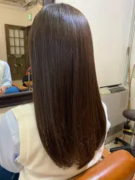 【髪質改善】高濃度水素トリートメント+ブロー🫧