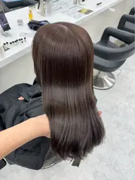 ワンカラー+髪質改善🫧🤍*･゜