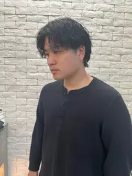 【パーマ率高め◎】メンズカット＋ニュアンス／デザインパーマ