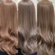 【☁️ブリーチ＋潤いケアカラー＋ベースTr】🫧プレケア髪質改善カラーでダメージレスなハイトーン🫧ロング料金なし🫧